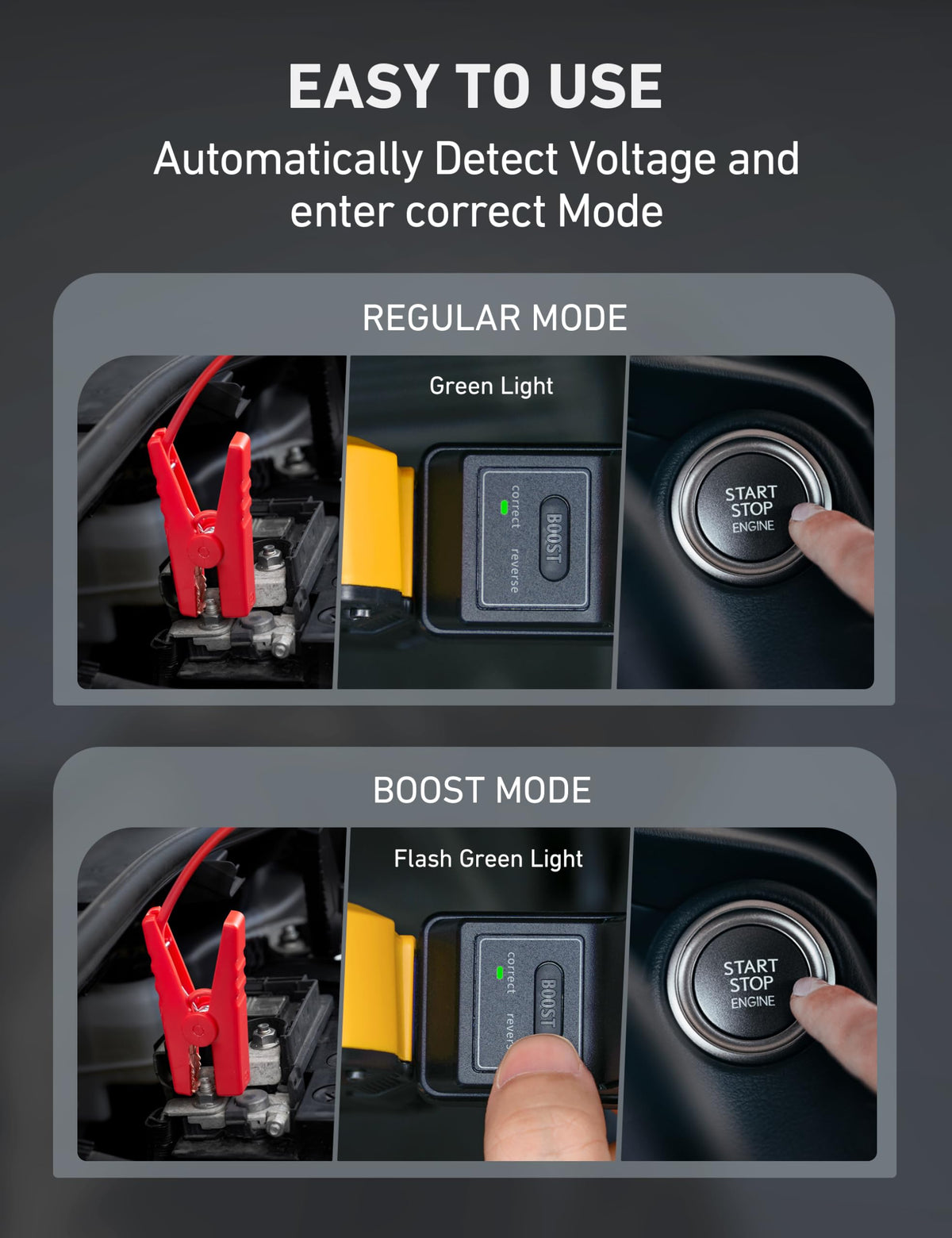AstroAI S8 stored inside a glovebox demonstrating convenient in-car storage