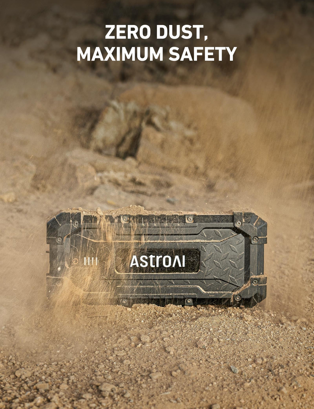 AstroAI smart jumper clamps close-up with safety indicators and ease