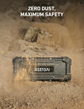 AstroAI smart jumper clamps close-up with safety indicators and ease