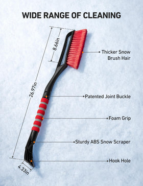 AstroAI held by hand to show 27-inch length, extended reach benefit