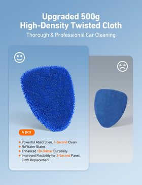 AstroAI rotating-head windshield cleaner close-up for angled glass reach and ease