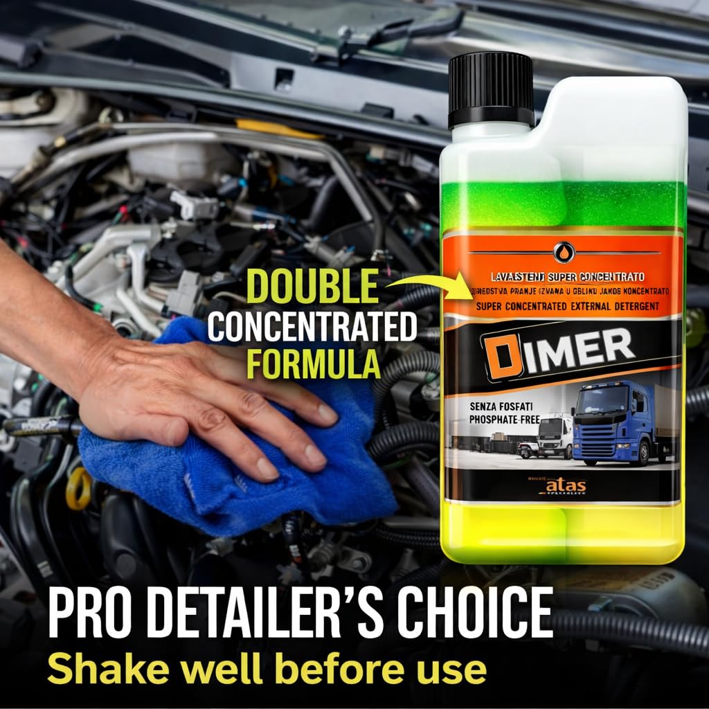 ATAS SPECIALITY DIMER Italian-made label emphasizing professional-quality origin
