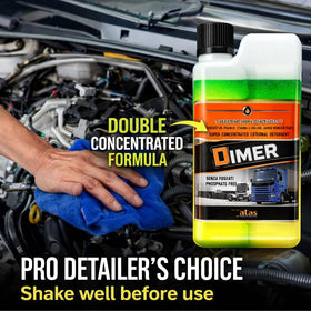 ATAS SPECIALITY DIMER Italian-made label emphasizing professional-quality origin