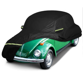 ATBKJ front view cover fitted on Beetle showing full-body protection and weather resistance