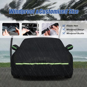 ATBKJ driver-side zipper open for easy access while cover stays on