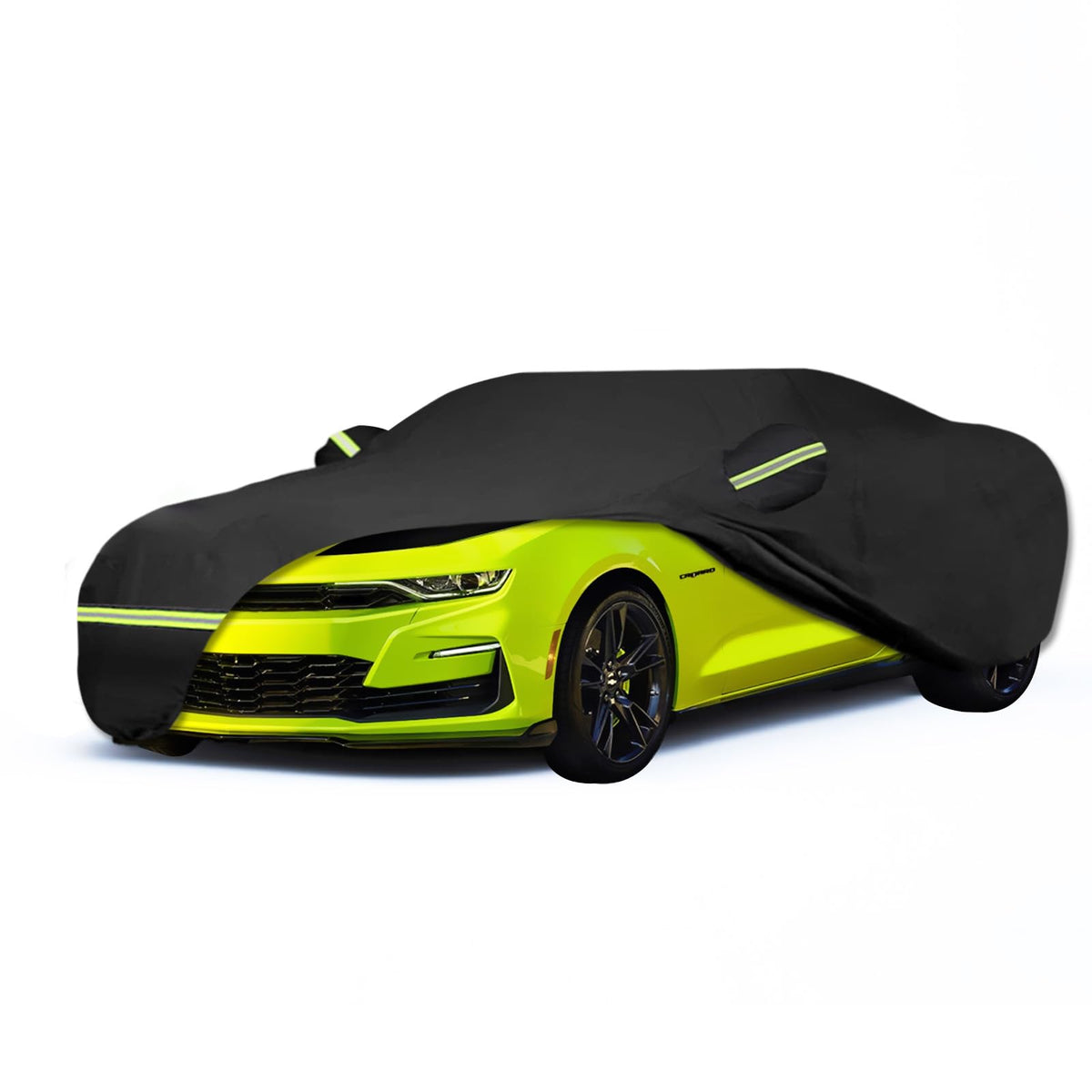 ATBKJ front view on Camaro showing full coverage and weather protection