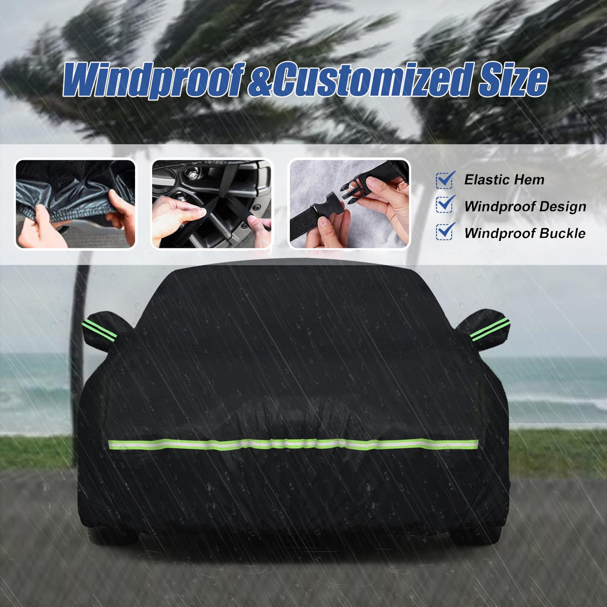 ATBKJ reflective strips visible at dusk improving nighttime visibility