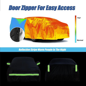 ATBKJ straps and underbody fastening securing cover against wind