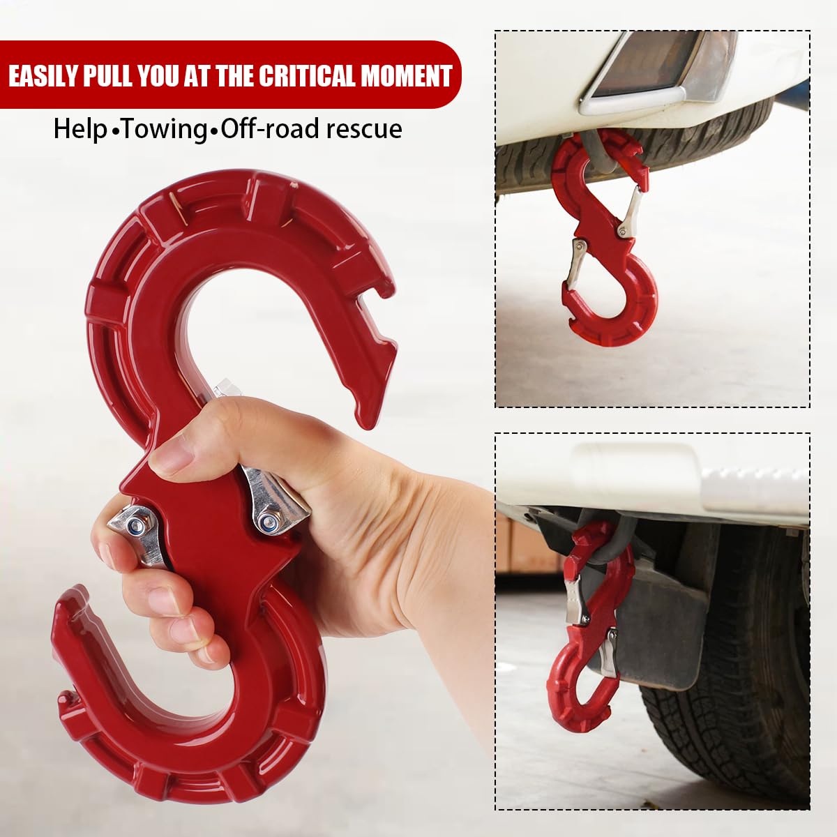 ATENGIDR red powder-coat finish detail protecting against rust and wear