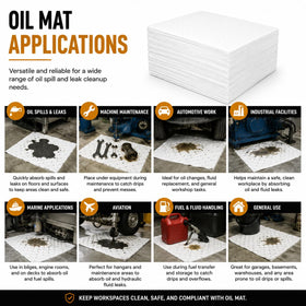 ATERET pad floating on water absorbing surface oil, effective recovery benefit
