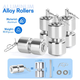 Atesilor roller rotating in use demonstrating reduced wear