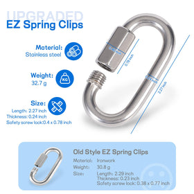 Atesilor stainless EZ clip detail highlighting corrosion resistance