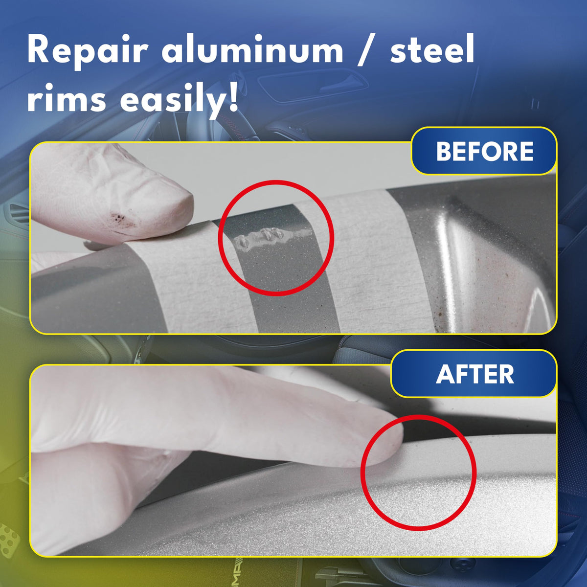 ATG filler and hardener close-up showing texture and mixing ease for precise application