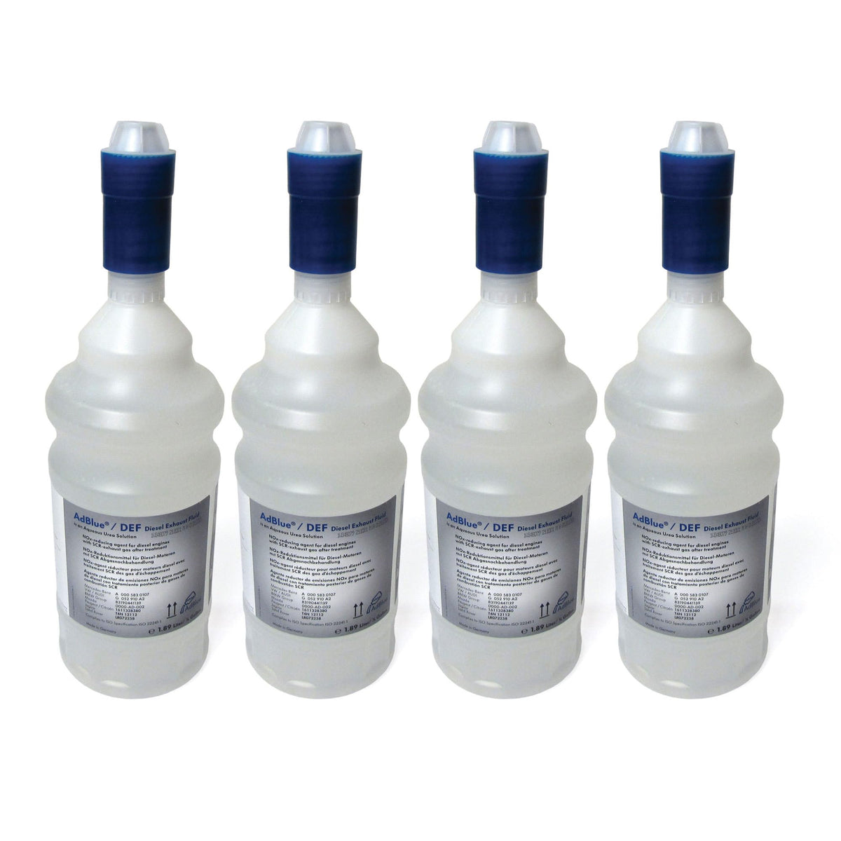 Atlantic British AdBlue front packaging showing OEM label and total volume benefits