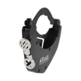 ATLAS Throttle Lock close up of mechanism highlighting stainless steel durability