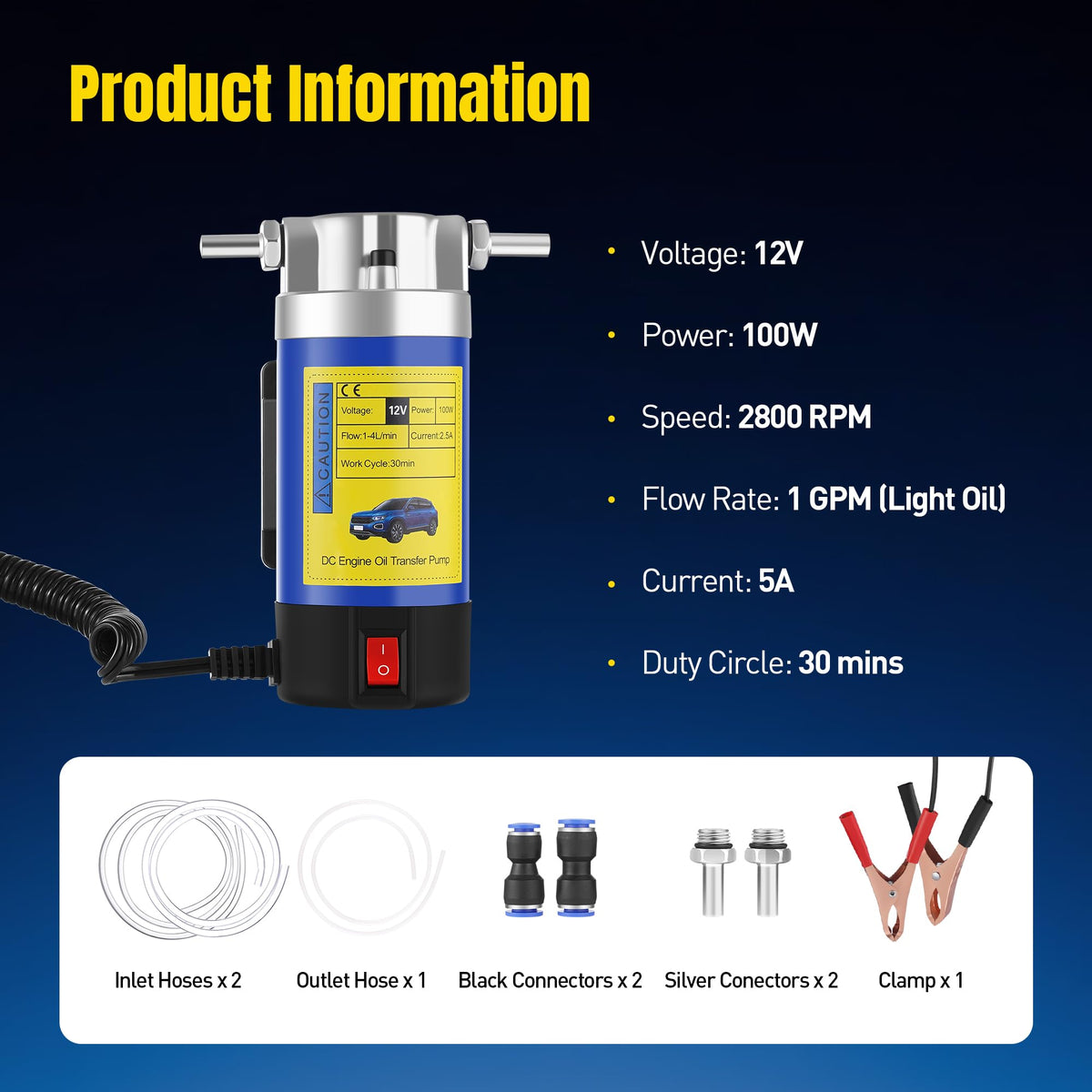 ATLIKE pump next to included accessories showing scale and ready‑to‑use kit