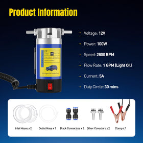 ATLIKE pump next to included accessories showing scale and ready‑to‑use kit