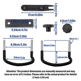 ATNVIDSG assembly steps image showing simple no-drill installation benefit