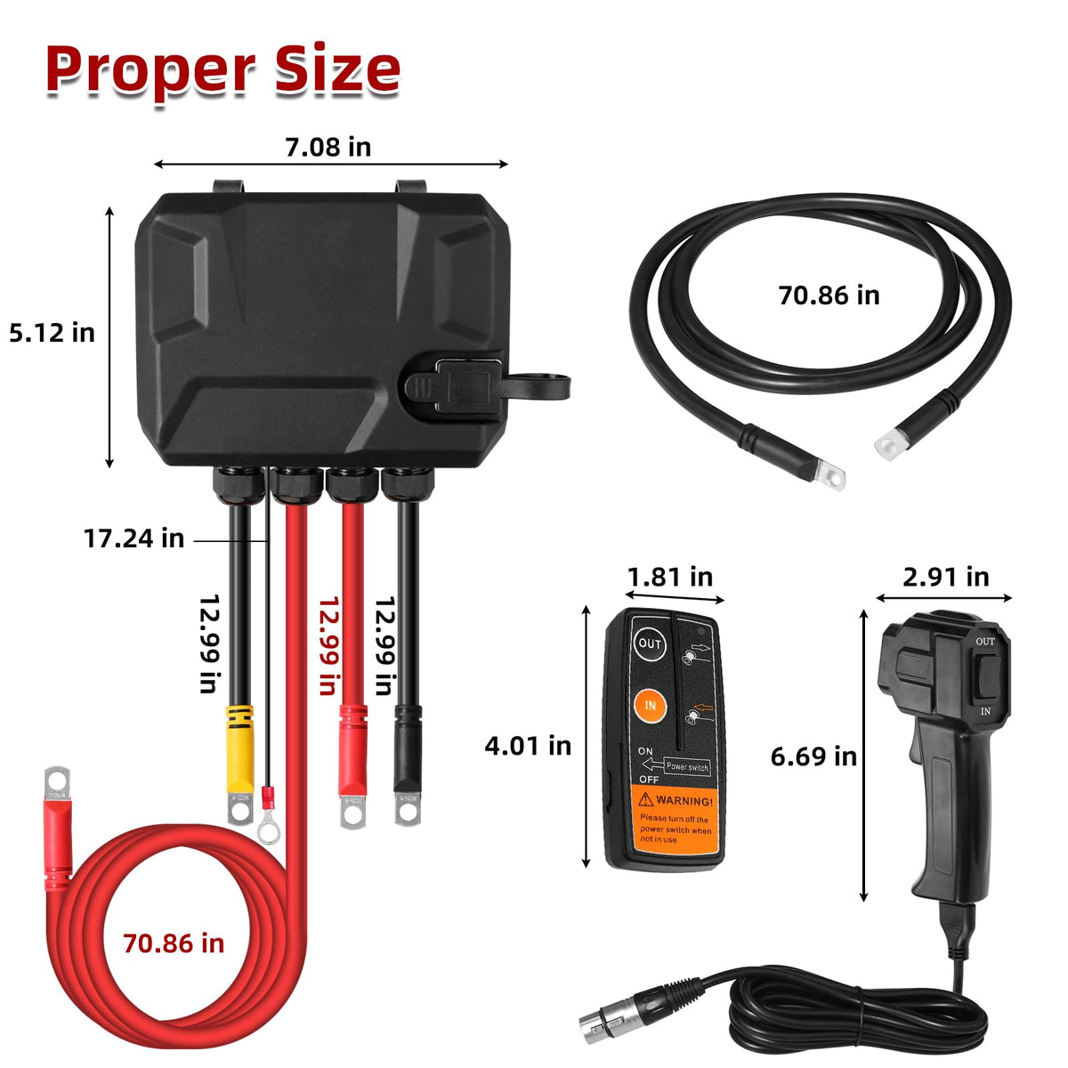 ATOLS corded hand controller detail showing clear buttons and reliable operation benefit