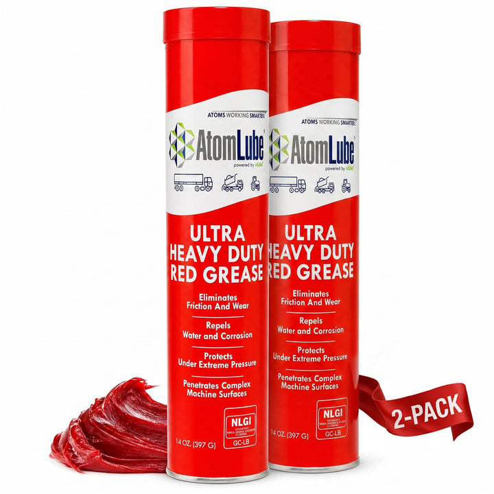 AtomLube front packaging 2-pack showing tubes and benefit of value