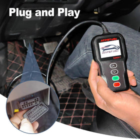ATPSTOGO remote being programmed in garage illustrating convenient DIY installation
