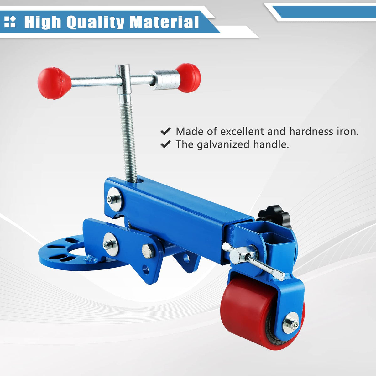 ATPTOOL painted finish and label showing durable treated-iron construction and corrosion resistance