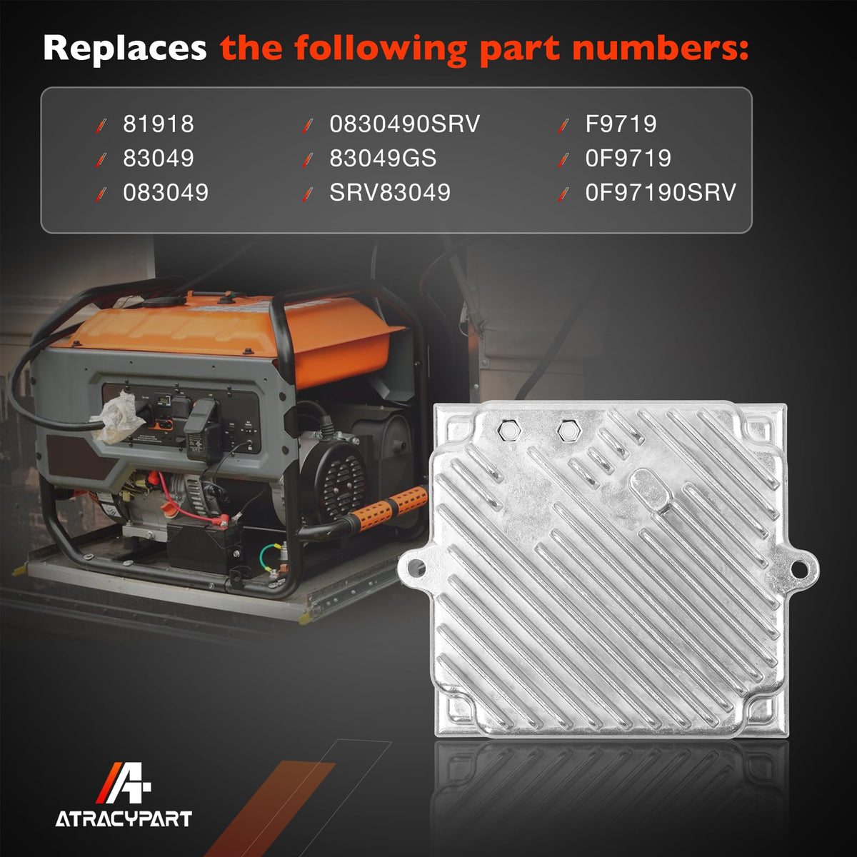 ATRACYPART back fins detail for improved cooling and longer regulator life