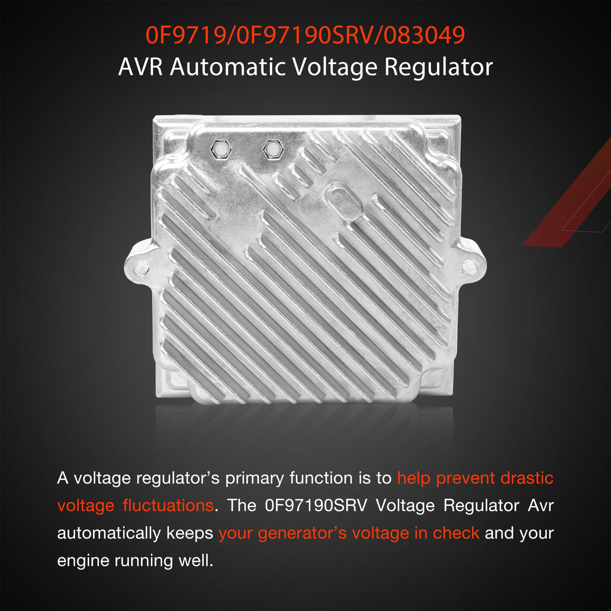ATRACYPART packaged regulator with label for correct part identification and peace of mind