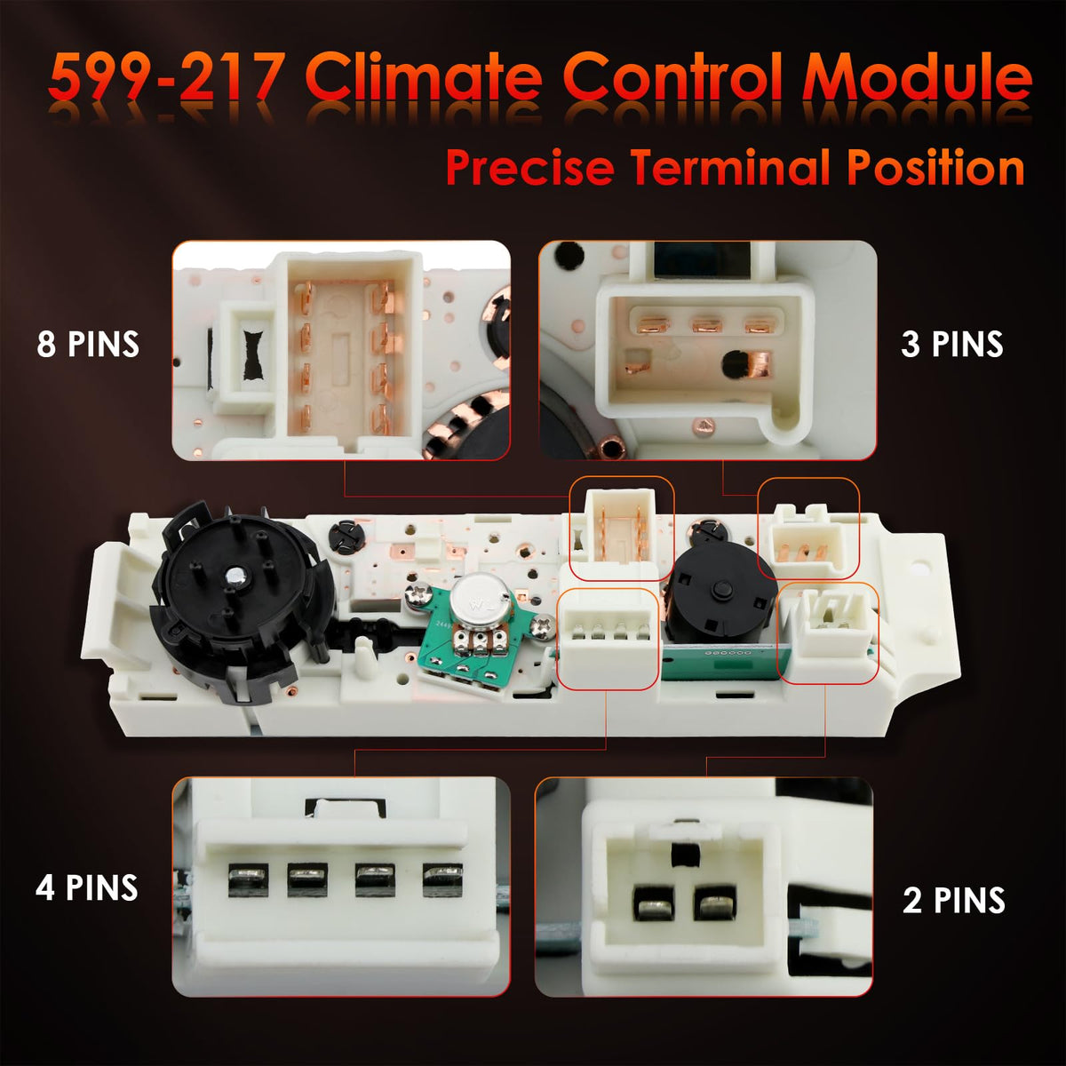 ATRACYPART installed in Chevy Express dashboard restoring HVAC control