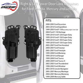ATRACYPART driver's-side actuator installed in door showing restored lock function