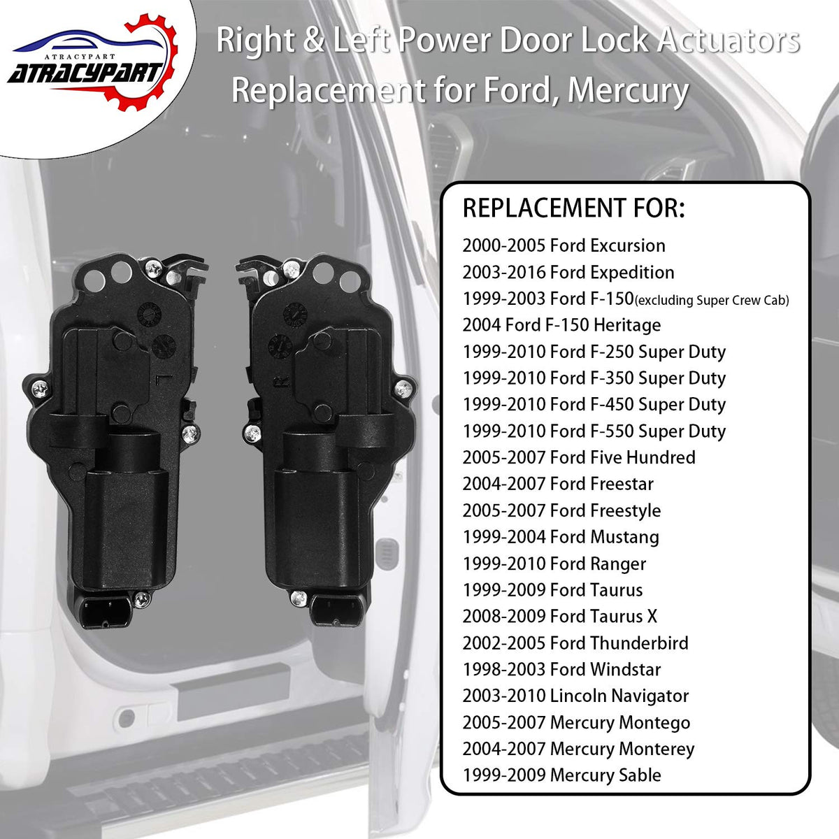 ATRACYPART actuator electrical connector detail ensuring plug-in fit