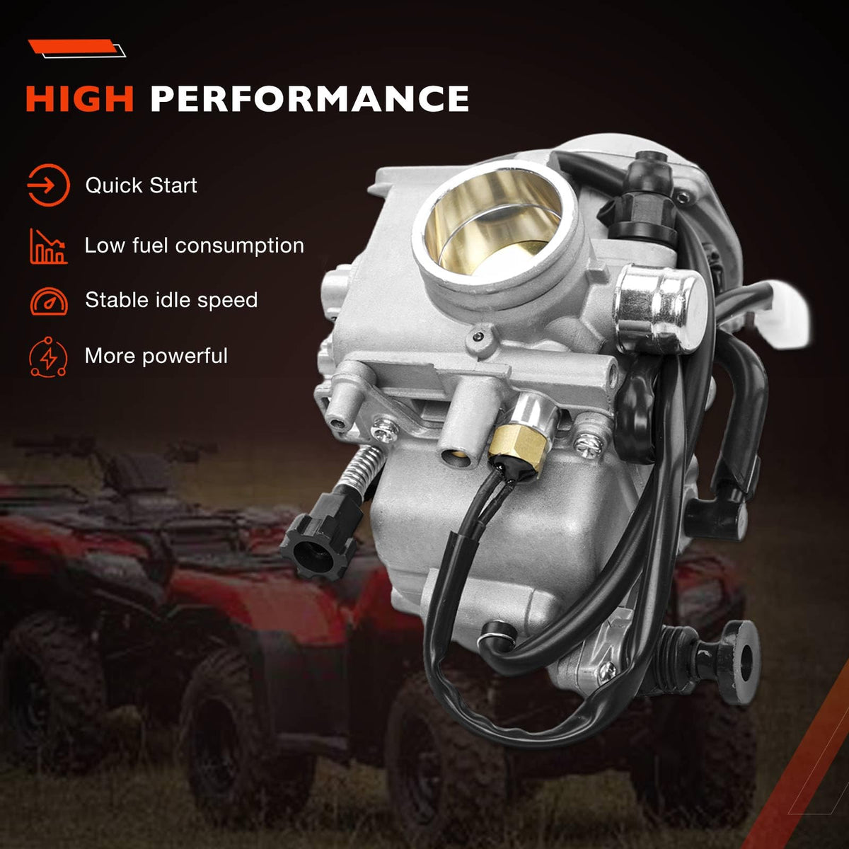 ATRACYPART upgraded air filter and fuel filter detail improve airflow and protect jets