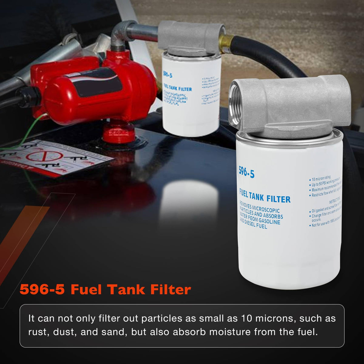 ATRACYPART close-up of die-cast aluminum head highlighting leak-proof seal benefit