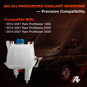 ATRACYPART reservoir cap and neck detail for secure pressurized seal advantage