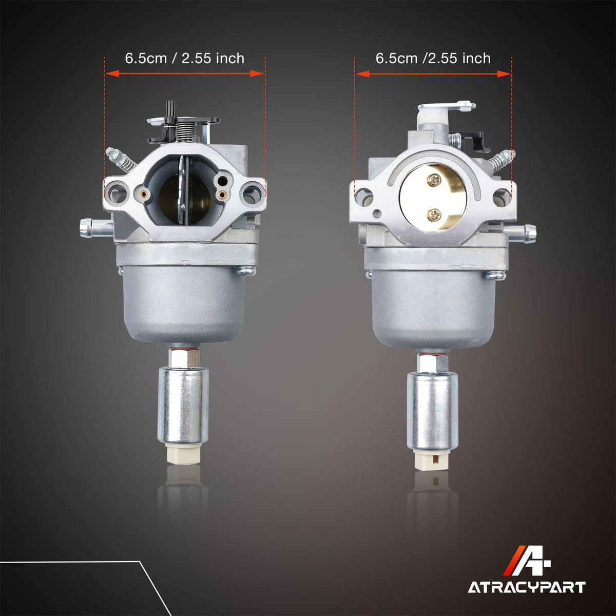 ATRACYPART carburetor choke and throttle linkage detail illustrating smooth control response benefit