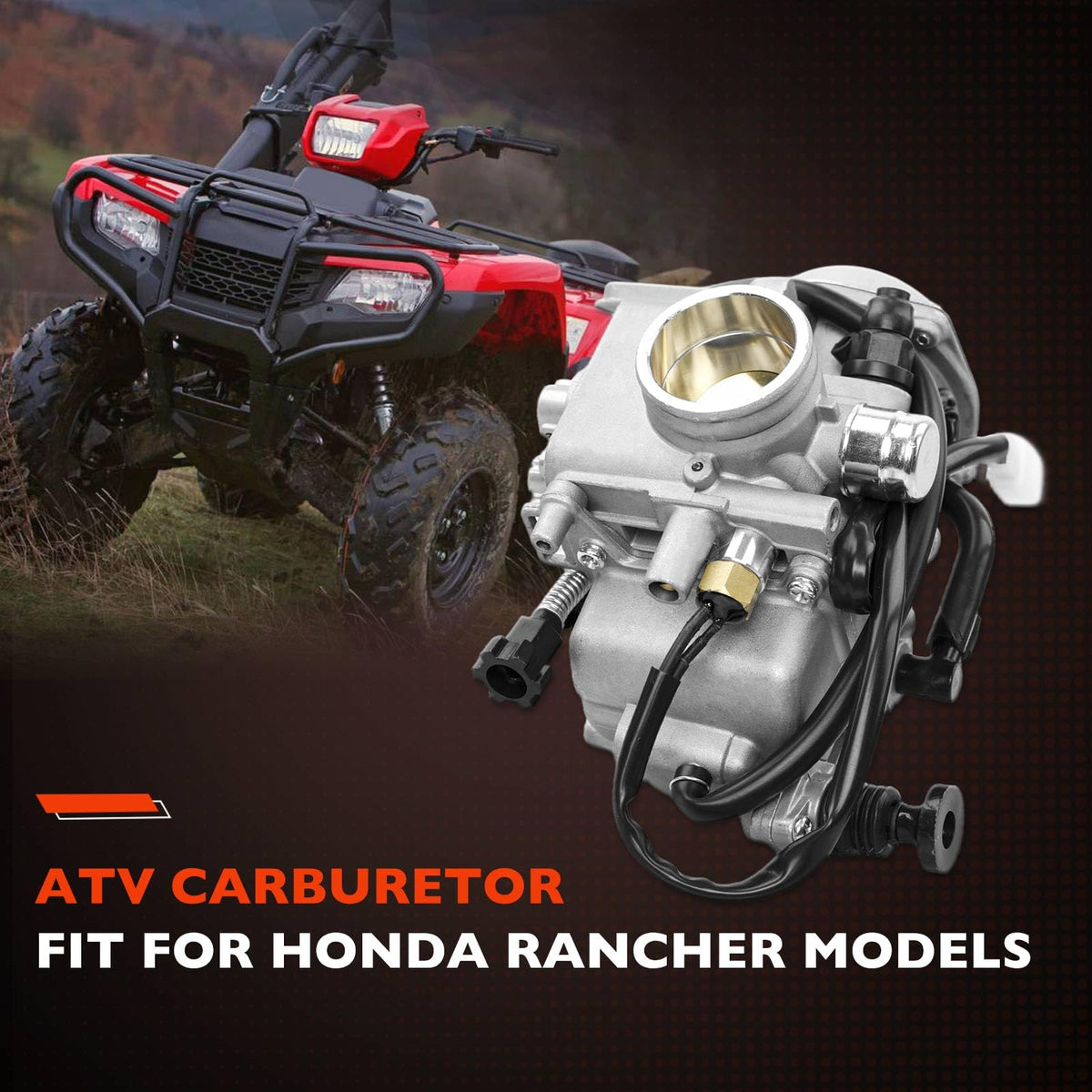ATRACYPART close-up of carburetor machining showing aluminum finish for durable performance
