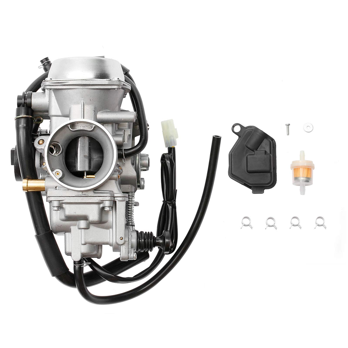 ATRACYPART carburetor front view showing mounting points and reliable fit