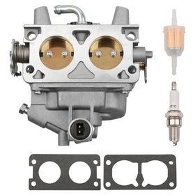 ATRACYPART carburetor front view showing mounting points and fitment benefit