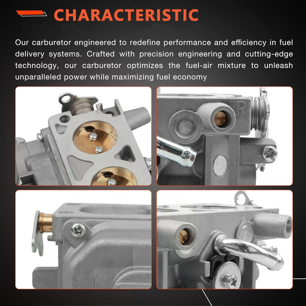 ATRACYPART boxed carburetor with gaskets showing ready-to-install convenience