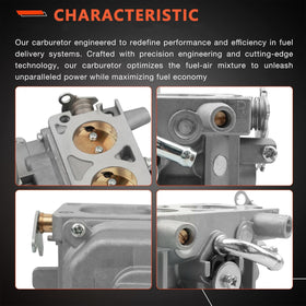 ATRACYPART boxed carburetor with gaskets showing ready-to-install convenience