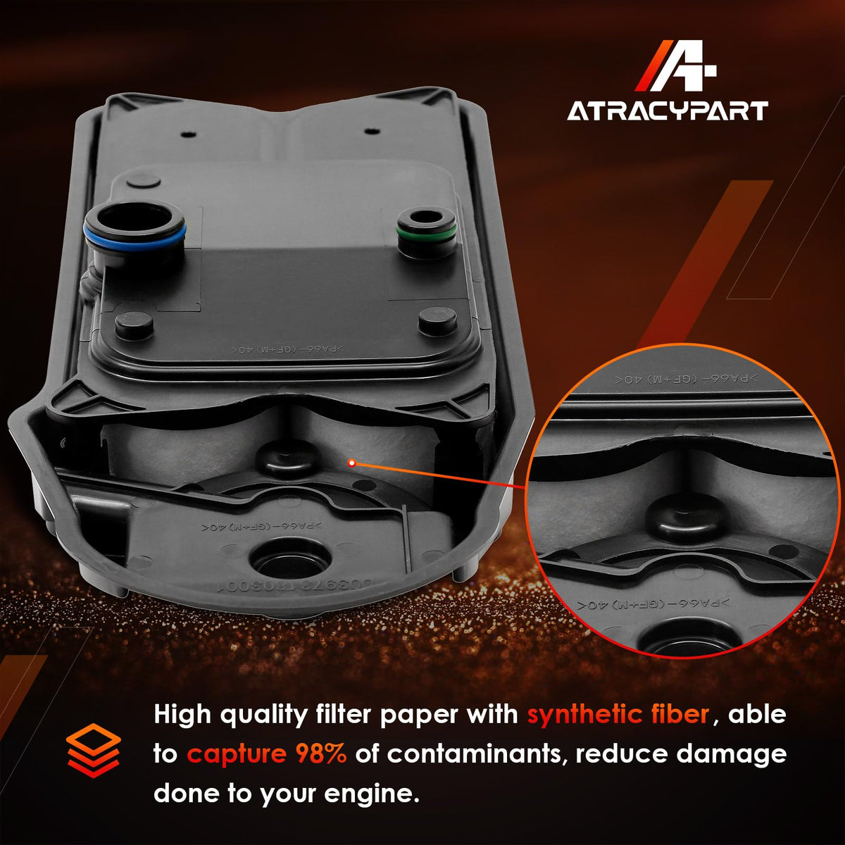 ATRACYPART installed on 6.7L engine illustrating easy direct-fit replacement benefit