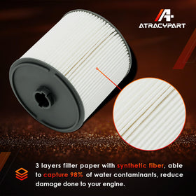 ATRACYPART clear drain bowl and sight glass for visible water separation