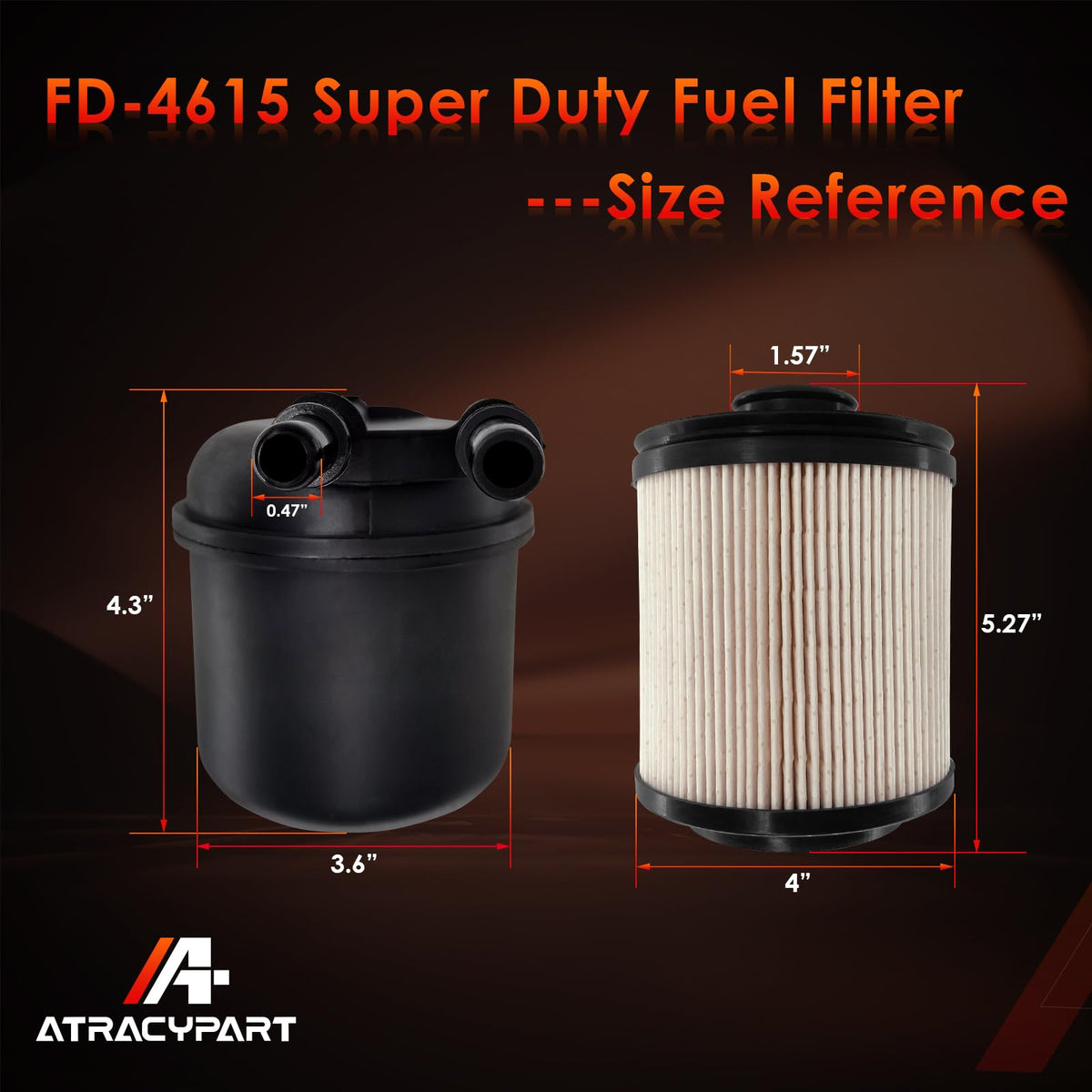 ATRACYPART FD4615 in a garage during truck maintenance to illustrate professional use