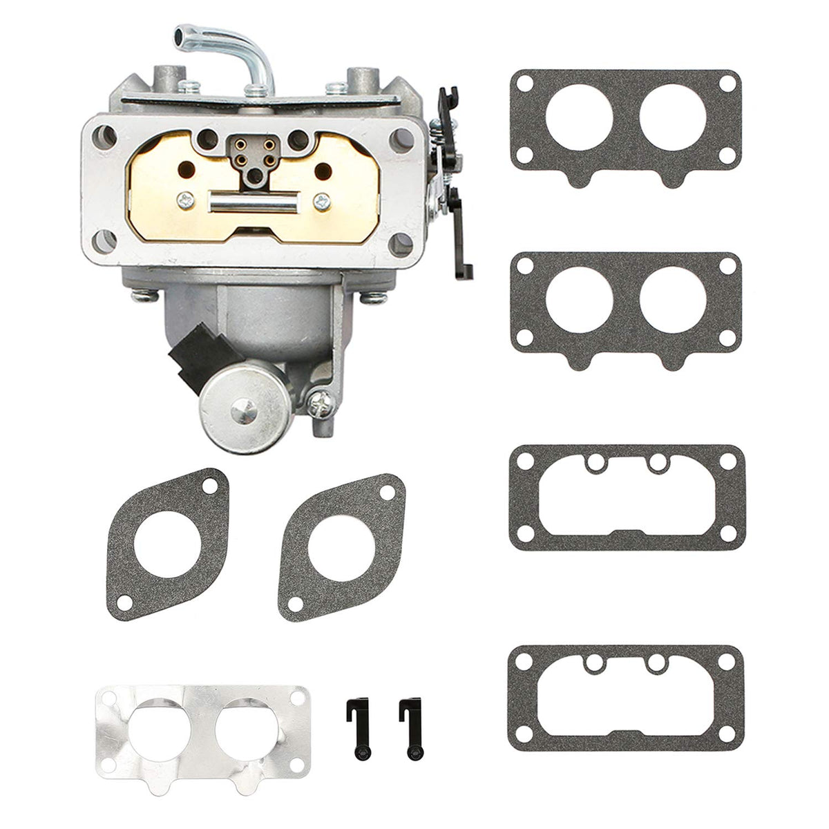 ATRACYPART carburetor front view showing mounting points and improved fit