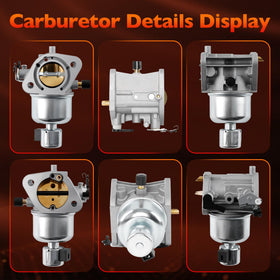 ATRACYPART carburetor beside a ruler showing scale for correct sizing and fit confirmation