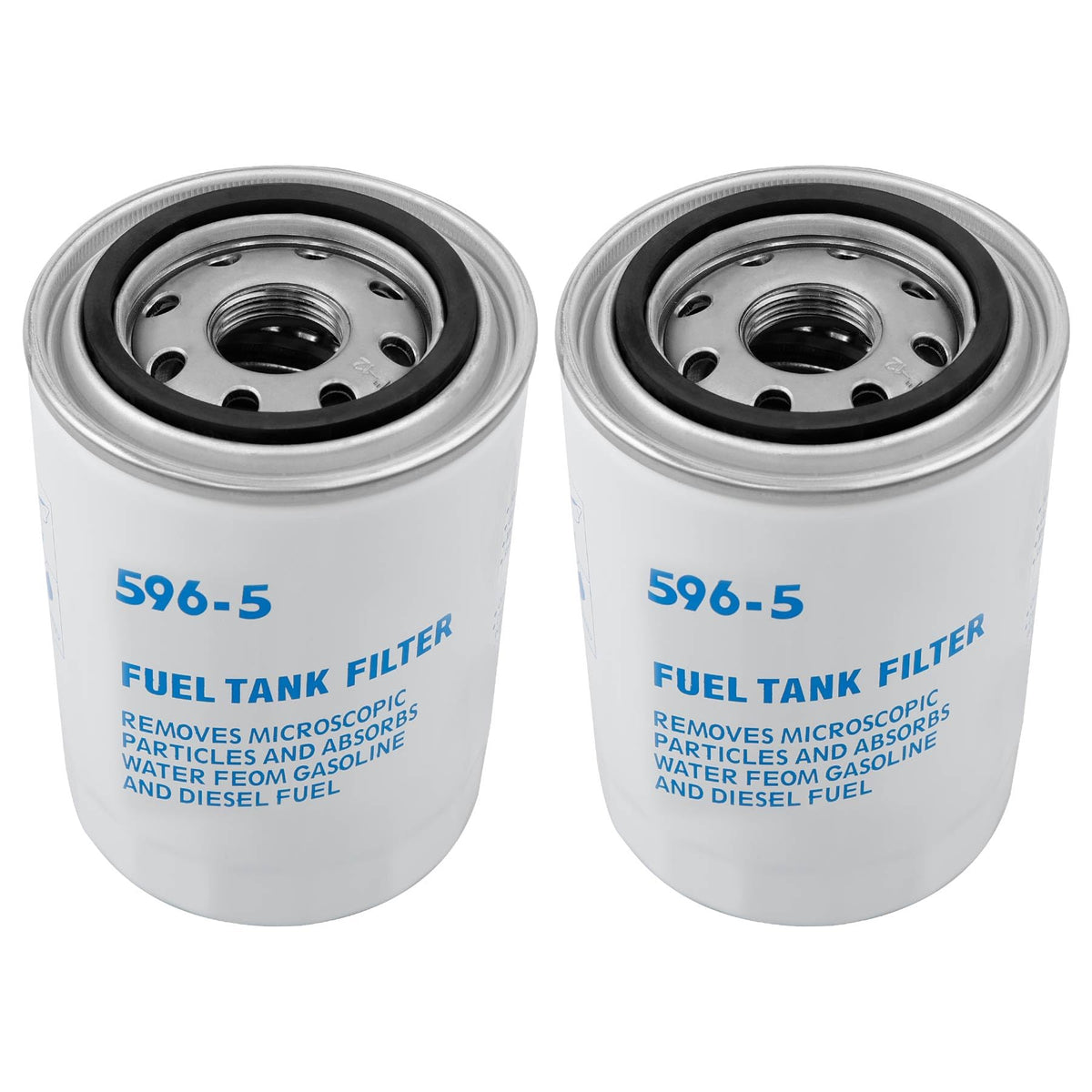 ATRACYPART front packaging showing two spin-on fuel filters and benefits