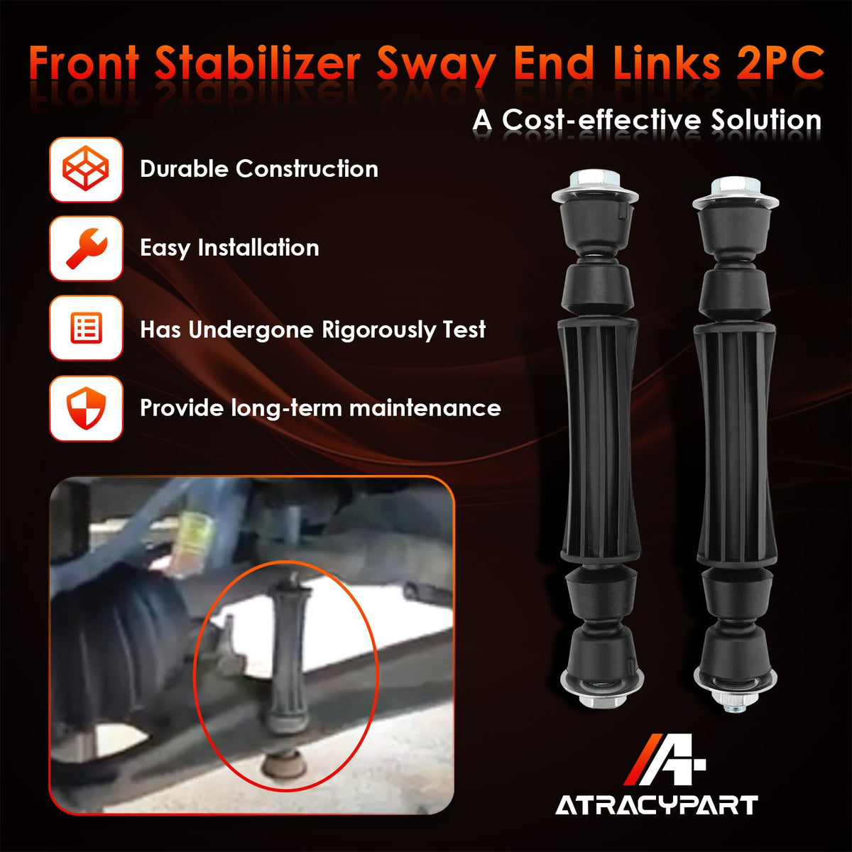 ATRACYPART next to ruler showing exact dimensions and assured correct fit
