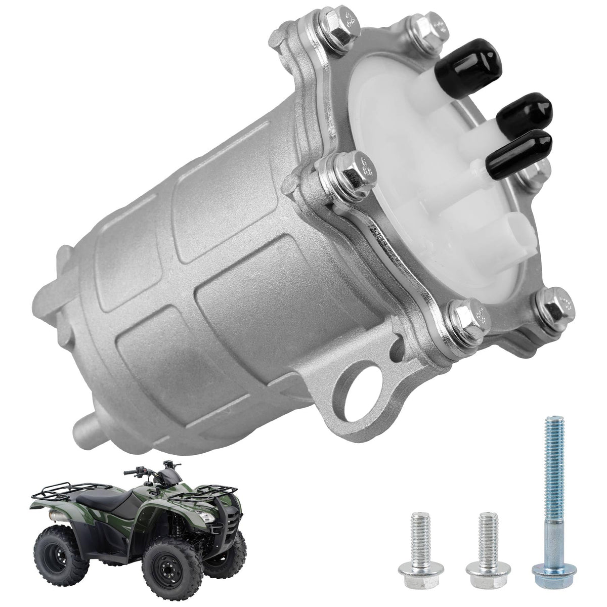 ATRACYPART fuel pump front view showing durable housing and fitment benefit