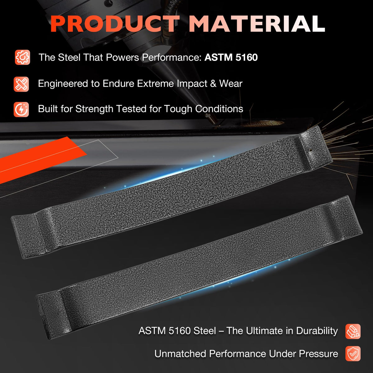 ATRACYPART powder-coated finish resisting corrosion for long life