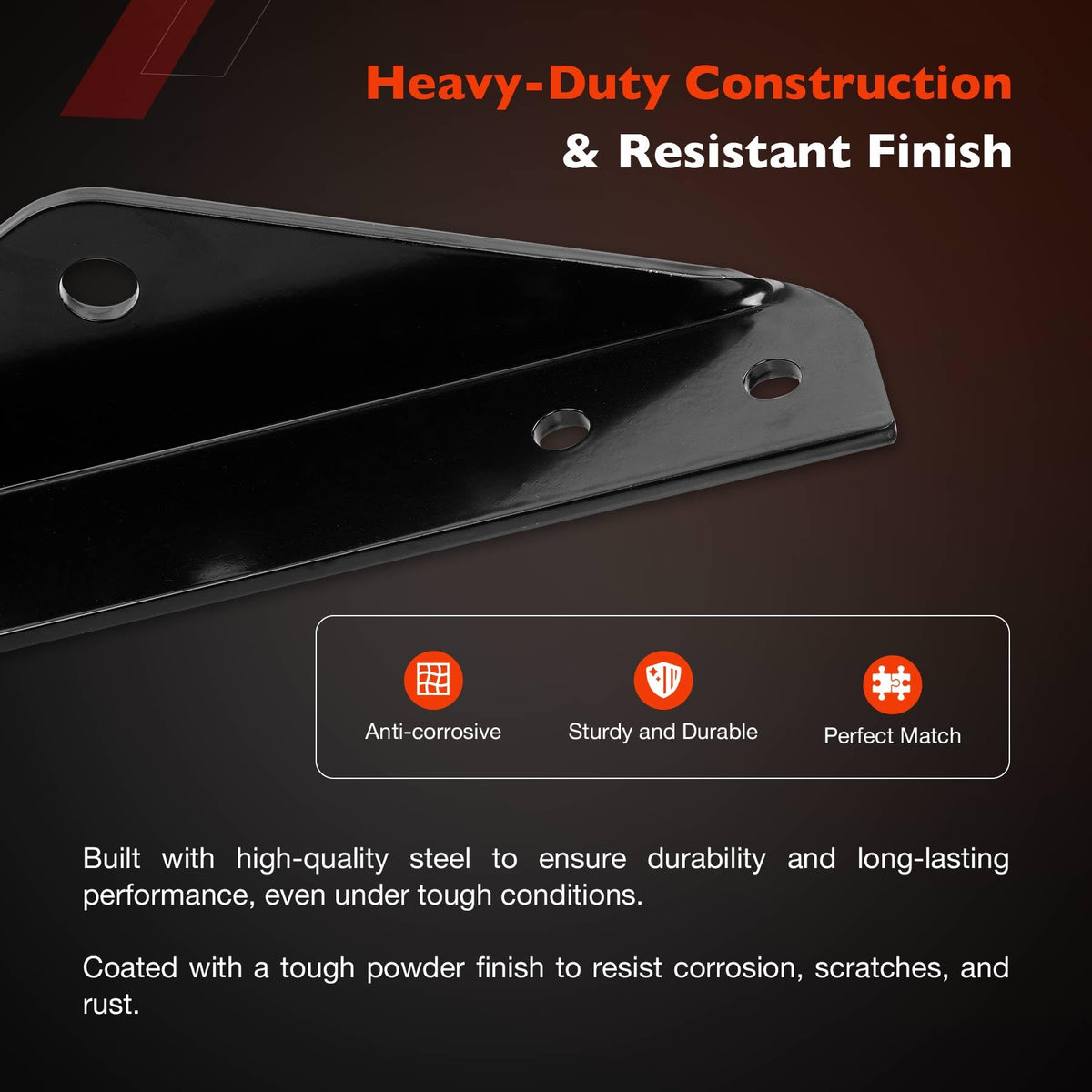 ATRACYPART corrosion-resistant finish protecting steel in outdoor use